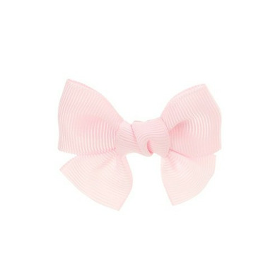 Clip Pico-pato Lazada Pequeña Vagas Grosgrain Siena - Rosa Pastel- Light Pink