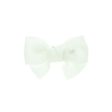 Clip Pico-pato Lazada Pequeña Vagas Grosgrain Siena - Blanco- White