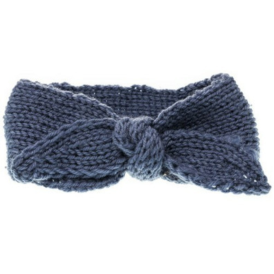 Turbante Lana con Lazo Siena Azul Francia- French Blue