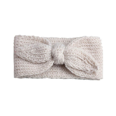 Turbante Lana con Lazo Siena Crudo- Cream