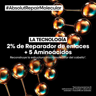 Champú Absolut Repair Molecular Serie Expert L'oreal 300ml