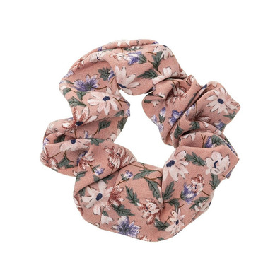 Coletero Scrunchie “Winter Daisy” Siena - Rosa Francia- Antique Pink