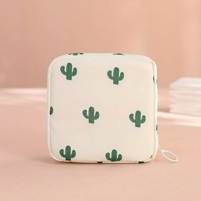 Neceser Cuadrado Impermeable Cactus