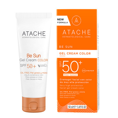 Protector Gel Cream Color Spf 50+ BeSun Atache 50ml