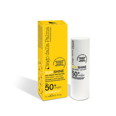 Sun Shine. Stick Solar SPF50+ Zonas sensibles y tatuajes Diego Dalla Palma