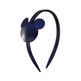 Diadema artesanal con carita de ratón Siena Azul Marino- Navy Blue