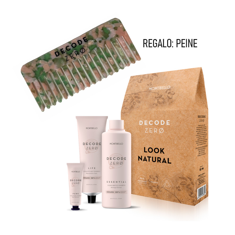 Pack Peinado Look Natural Decode Zero Montibello